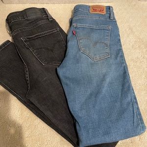 Levi’s 721 High Rise Skinny Jeans - 28 - 2 Pairs